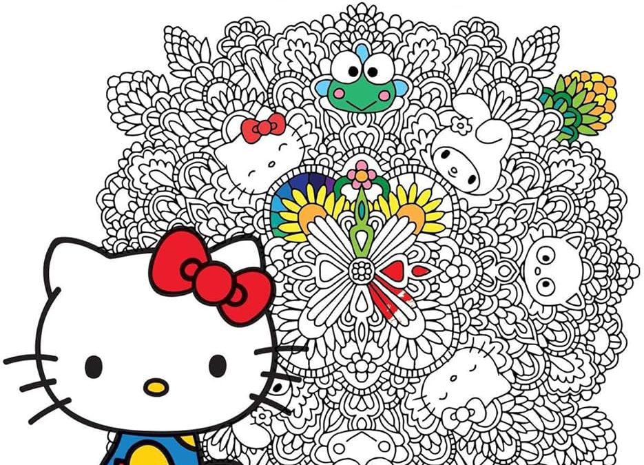 Hello Kitty & Friends Coloring Book