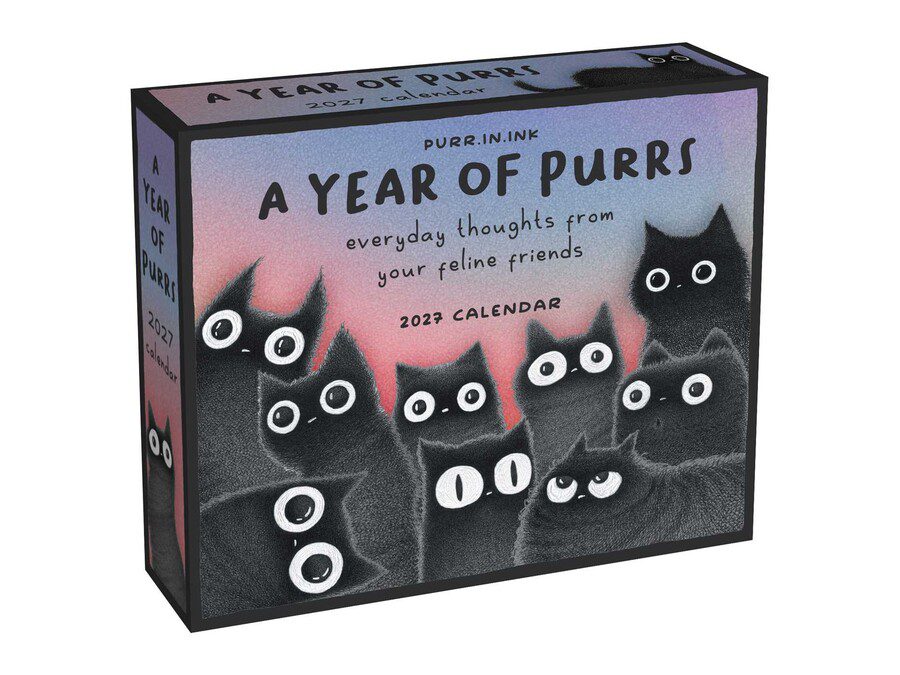 A Year of Purrs 2027 Day-to-Day Calendar