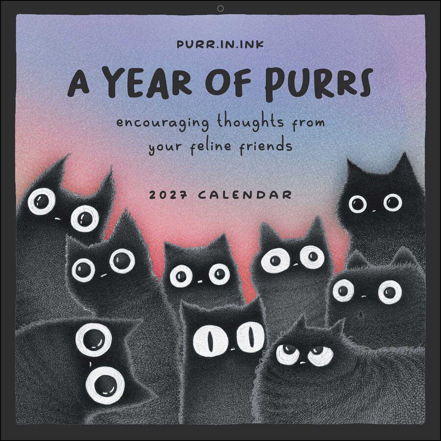 A Year of Purrs 2027 Wall Calendar